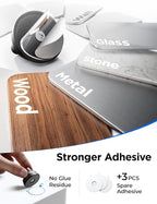 6-Pack Rotatable Cord Holder for Nightstand, LISEN 360°Rotating Magnetic Clips - Image 7