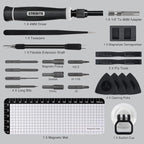 STREBITO Precision Screwdriver Set, 153 in 1 Electronics Tool Kit - Image 7