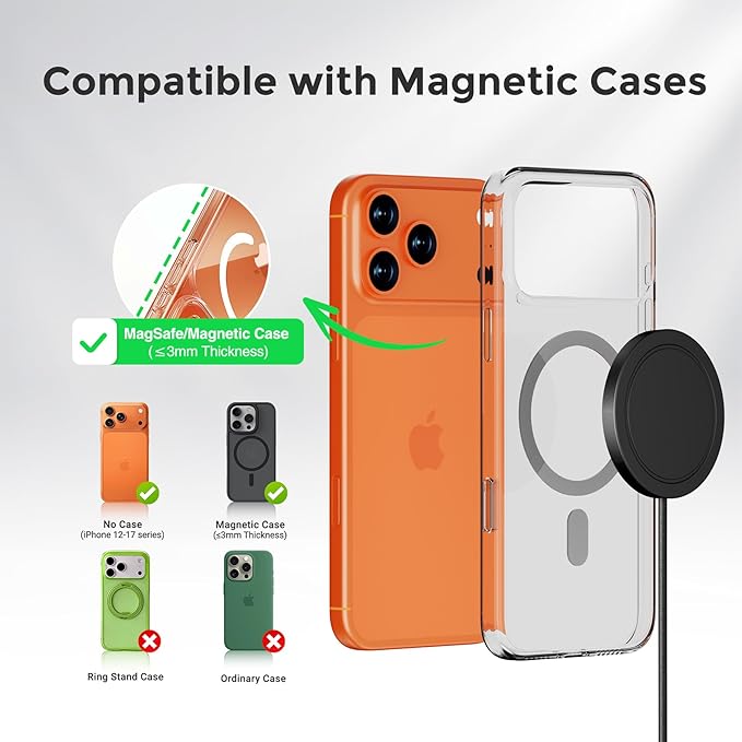 25W Magnetic Wireless Charger: Fast Charging Pad - Image 4