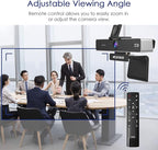 Zoom Certified, NexiGo N950P 4K Zoomable Webcam, RF Remote, Sony_Starvis Sensor - Image 3