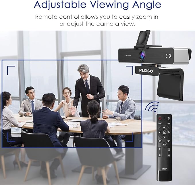 NexiGo Zoom Certified, N950P 4K Zoomable Webcam - Image 3