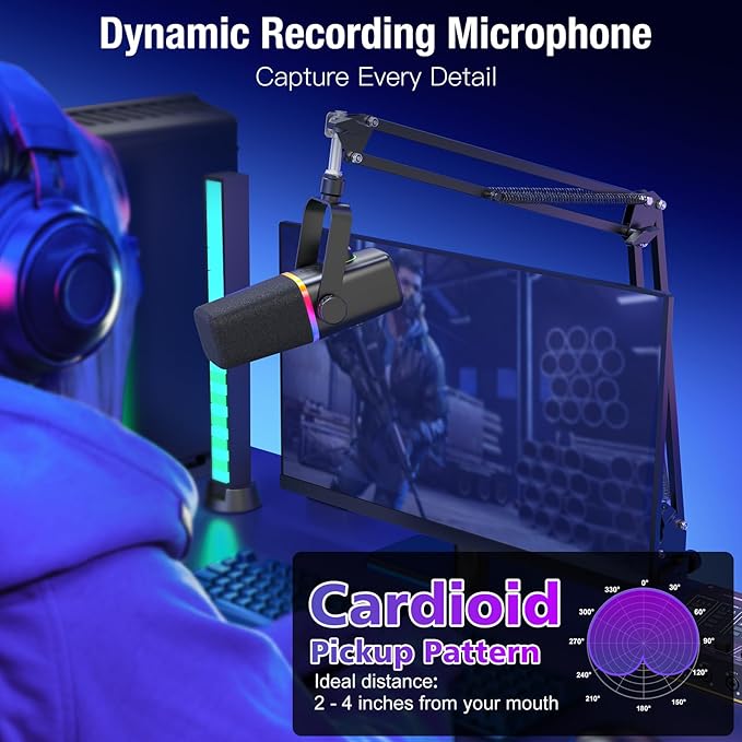 ZealSound XLR/USB Dynamic Microphone - Image 3