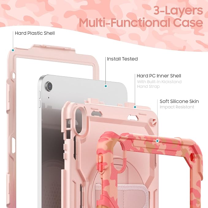 SCSVPN Kids Case for iPad 11th/10th Generation 11/10.9 inch 2025/2022, - Image 6