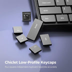 Wired Keyboard, Quiet Keyboard, Silent Keyboardwith Low Profile Chiclet Keys - Image 5