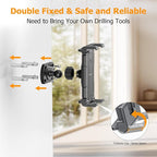 OHLPRO Tablet Wall Mount Holder 360° Rotating Adjustable Universal iPad Stand - Image 8