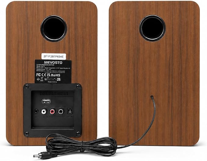 Active Bookshelf Speakers 36W RMS - Image 8