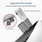 Basesailor USB C to USB Adapter 3 Pack, USBC Male to A Female 3.0 OTG MacBook - Image 3