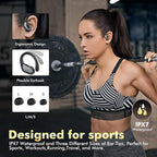 HAOYUYAN Wireless Earbuds, Sports Bluetooth Headphones, 80Hrs Playtime Ear Buds - Image 5