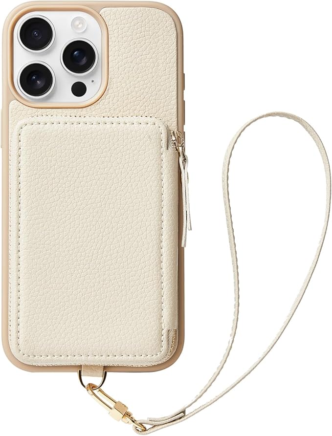 ZVE Wallet Case for iPhone 15 Pro Max, iPhone 15 Pro Max Case Wallet by ZVE