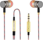 Betron YSM1000 Earphones in Ear Headphones Wired 3.5mm Jack Tangle-Free Cable by Betron
