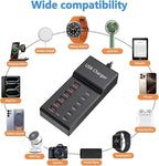 Multi USB Charger USB C Charging Station Block 50W 12 Ports Multiple USB C Hub - Image 3