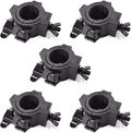 5 Pack Stage Light Clamps for DJ Lighting Products Par Light Plastic O Clamp by Cedarslink