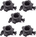 5 Pack Stage Light Clamps for DJ Lighting Products Par Light Plastic O Clamp by Cedarslink
