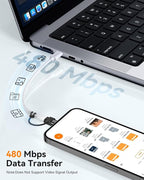 Temdan 4 Pack Lightning to USB C Adapter - Image 3