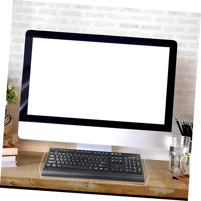 Cabilock Clear Desktop Computer Keyboard Cover Skin, Keyboard Cover, Acrylic - Image 9