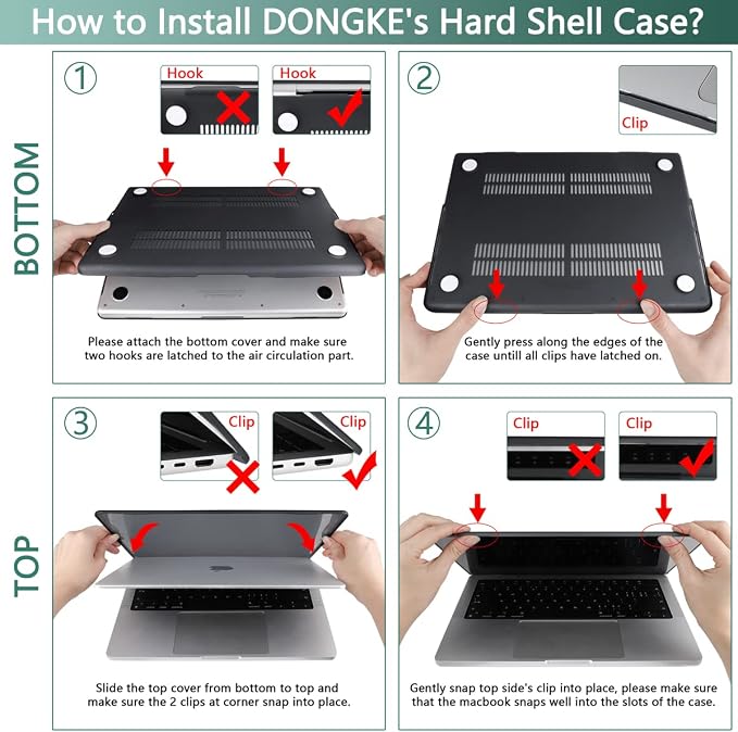 DONGKE for M4 MacBook Pro 16 Inch Case 2024 2023 2021 A3403 A3186 M3 A2991 M2 - Image 9