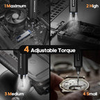 AM ARROWMAX Electric Screwdriver, Precision Screwdriver w/ 34 Magnetic Bits - Image 4