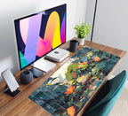 Anime Frog Mouse Pad Desk Mat Cure Frogs On Rainy Days Green Desk Decor Mat - Image 6