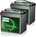 12V 50Ah LiFePO4 Lithium Battery, Built-in 50A BMS, Deep Cycle Up to 4000+ by HYSINCERE