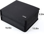LIOVODE DVD Case 128 DVDs and 64 Booklets Capacity, CD/Blu-ray Storage Binder - Image 7