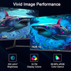 SANSUI 24 inch Monitor, IPS Display FHD Computer Monitor, 100Hz Monitor VESA - Image 4