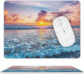 Sunset Ocean Wave Mouse Pad, Square Mousepad, Waterproof Mouse Mat Non-Slip by CANFLASHION
