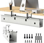 Under Desk Cable Management Tray, 40-inch No-Drill Cord Organizer by Unknown