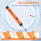 Rechargeable Soldering Iron Kit, 800mah USB Wireless Electric Soldering - Image 6