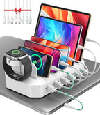 95W Fast Charging Station for Multiple Devices【UL & FCC Certified Safer by HSicily
