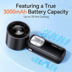 3-in-1 Portable Handheld Turbo Fan-100 Speeds, 15000 RPM, 10Hrs Cooling - Image 7