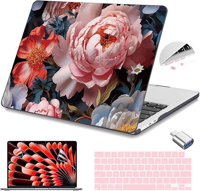 Teryeefi Compatible with MacBook Air 15 inch Case Release 2023 2024, Fits Model by Teryeefi