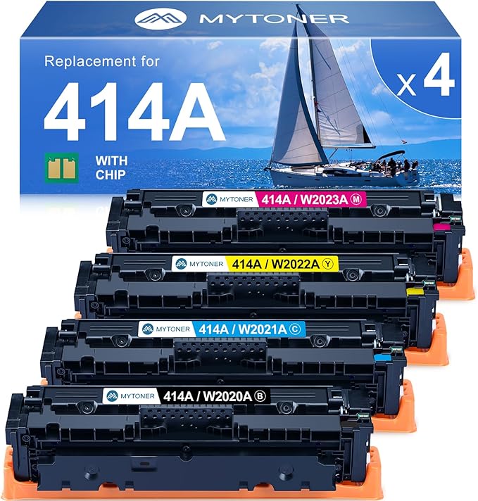 414A Toner Cartridges 4 Pack MFP M479fdw by MYTONER
