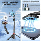 Magnetic Selfie Stick Tripod for iPhone, Travel Selfie Stick for iPhone 16 15 - Image 2