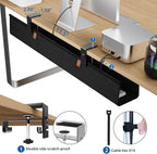Zilink No Dril Under Desk Cable Management Tray 30" Standing Desk Cable - Image 3