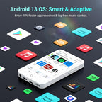 96GB MP3 Players with Bluetooth WiFi, Android 13 MP3 MP4 Players with 4" - Image 5