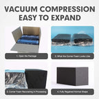 8 Pack - Bass Traps Acoustic Foam Corner, High Density and Fire-Proof Bass - Image 5