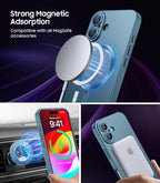 Magnetic for iPhone 16 Plus Case Slim Soft Silicone Bumper Shockproof Metallic - Image 3