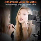 78.7" Selfie Stick Tripod for iPhone/Android, Auto Face Tracking Tripods - Image 8