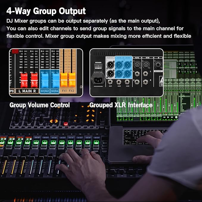 16 Channel Live Sound Audio Mixer - Image 4