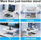 Monitor Stand Riser for Desk, 360°Rotation Freely Height Adjustable by Knob - Image 6