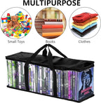 Fasmov 6 Pcs DVD Storage Bags Hold up to 240 DVDs, Water Resistant DVD Holder - Image 9
