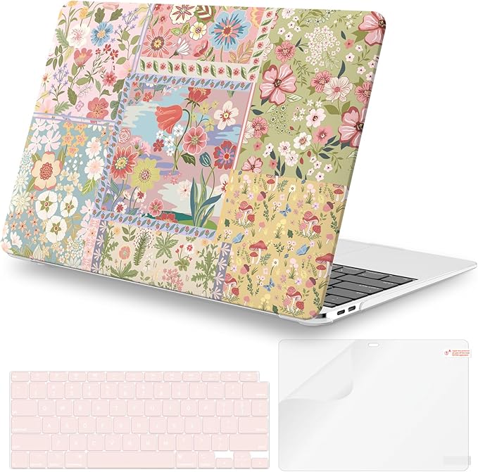 iCasso for MacBook Air 13 inch Case 2020 2019 2018 Release A2337 M1 A2179 A1932 by iCasso