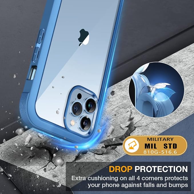 Miracase Glass Case for iPhone 13 Pro Max 6.7 inch, 2023 Upgrade Full-Body - Image 5