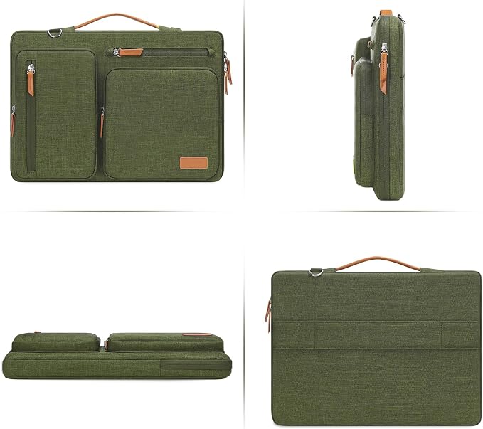 MOSISO 360 Protective Laptop Shoulder Bag, 15 inch Computer Bag Compatible - Image 4