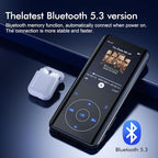RUIZU 64GB MP3 Player with Bluetooth 5.3, 2.4 inch Screen, Portable Music Player - Image 5