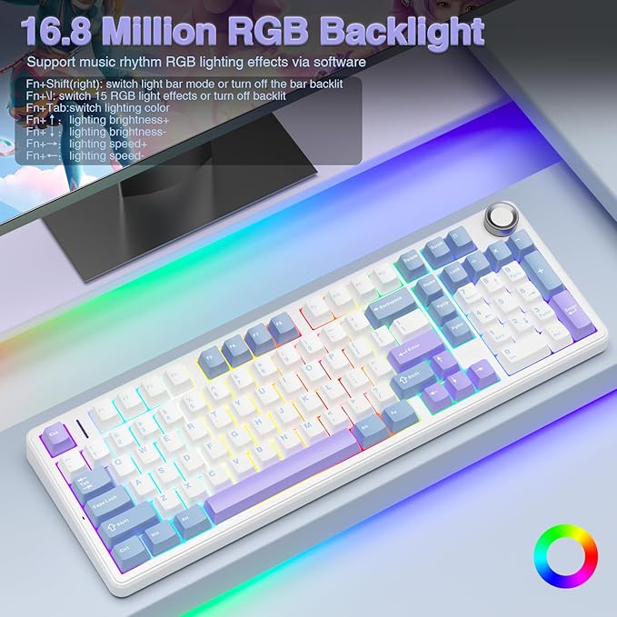AULA F99 Pro Wireless Mechanical Keyboard - Image 3