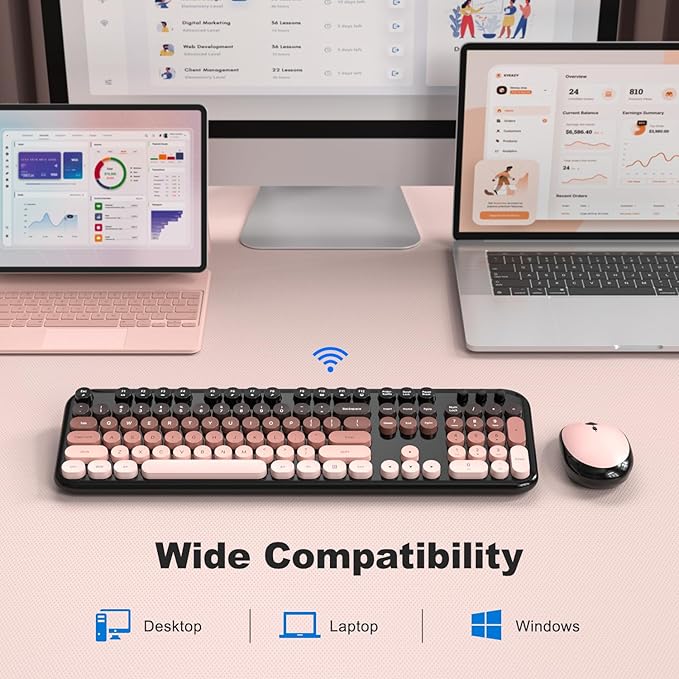 Wireless Keyboard Mouse Combo - Image 4