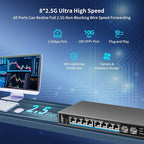 10 Port 2.5Gb Unmanaged Ethernet Switch - Image 6