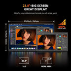 UPERFECT Portable Monitor 4K 23.8" | 400 Nits 24" Large Monitor | 3840 * 2160 - Image 4