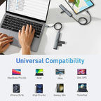 Acer USB C Hub 5 in 1 with 4K HDMI, 100W Power Delivery, 3 USB A Data Ports - Image 8